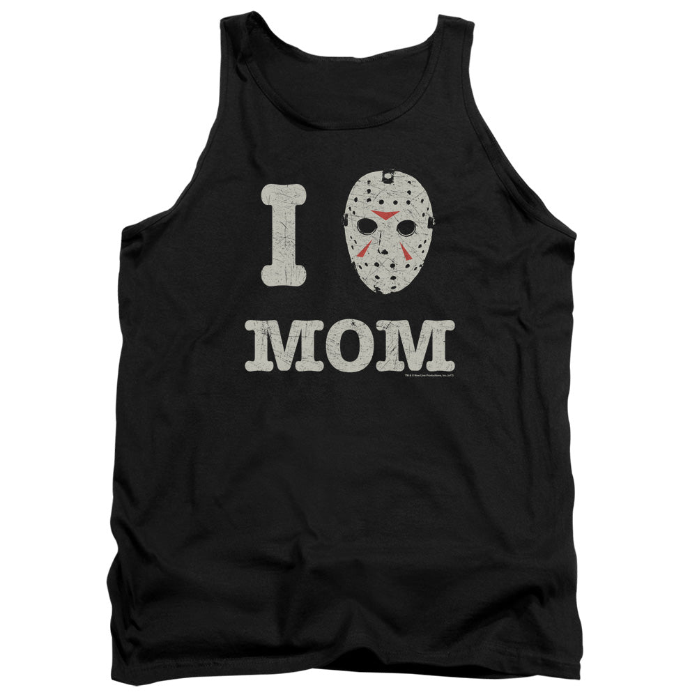 Friday The 13th Mommas Boy Mens Tank Top Shirt Black