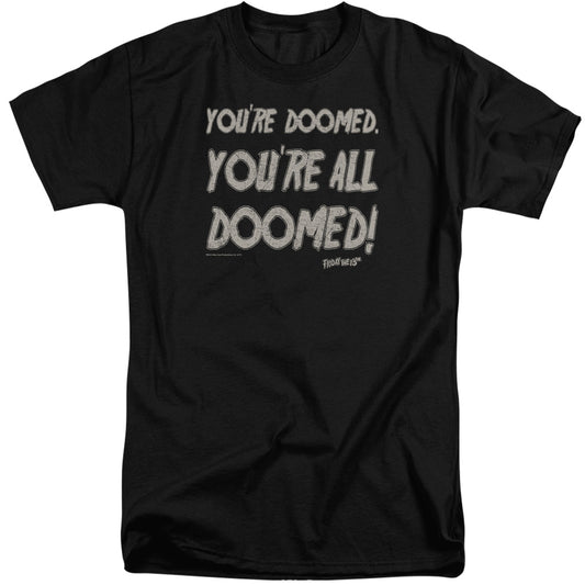 Friday The 13th Doomed Mens Tall T Shirt Black