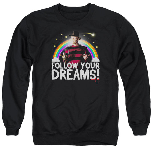Friday The 13th Follow Your Dreams Mens Crewneck Sweatshirt Black