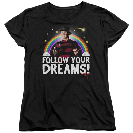 Friday The 13th Follow Your Dreams Womens T Shirt Black