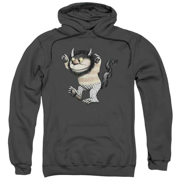 Where The Wild Things Are Carol Mens Hoodie Charcoal