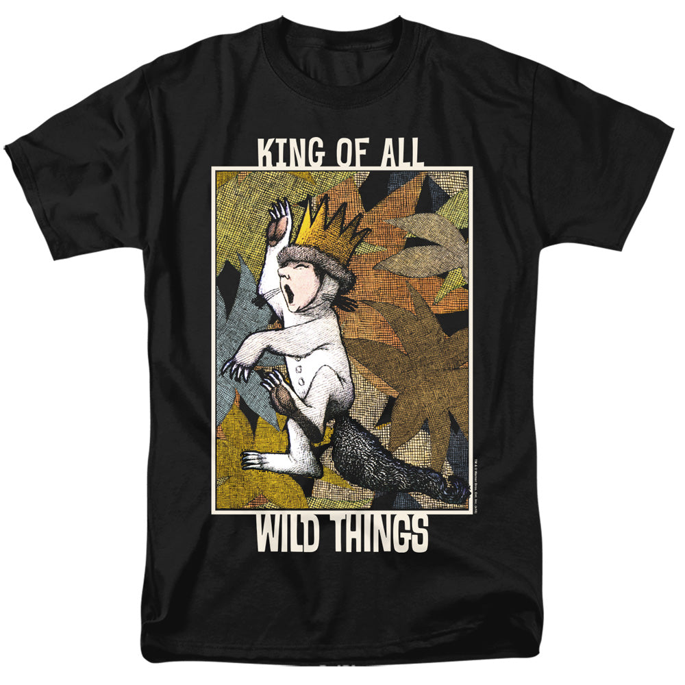 Where The Wild Things Are King Of All Wild Things Mens T Shirt Black