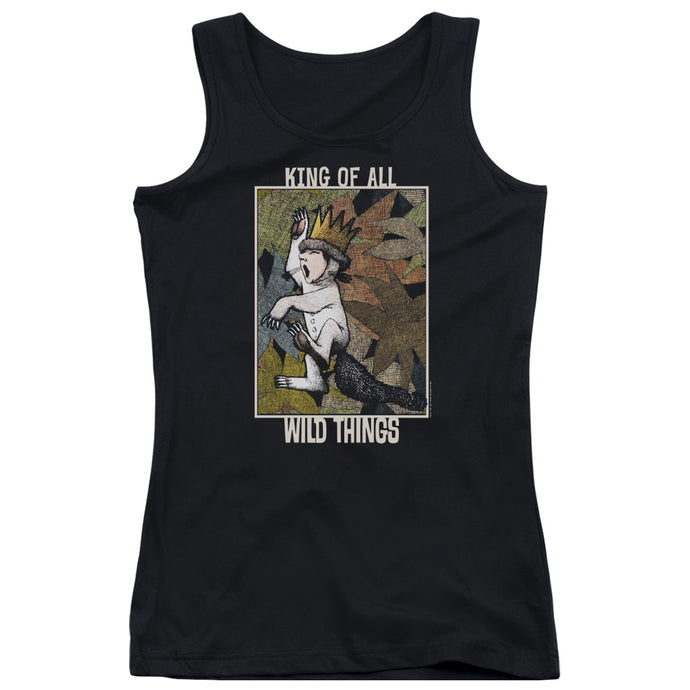 Where The Wild Things Are King Of All Wild Things Womens Tank Top Shirt Black