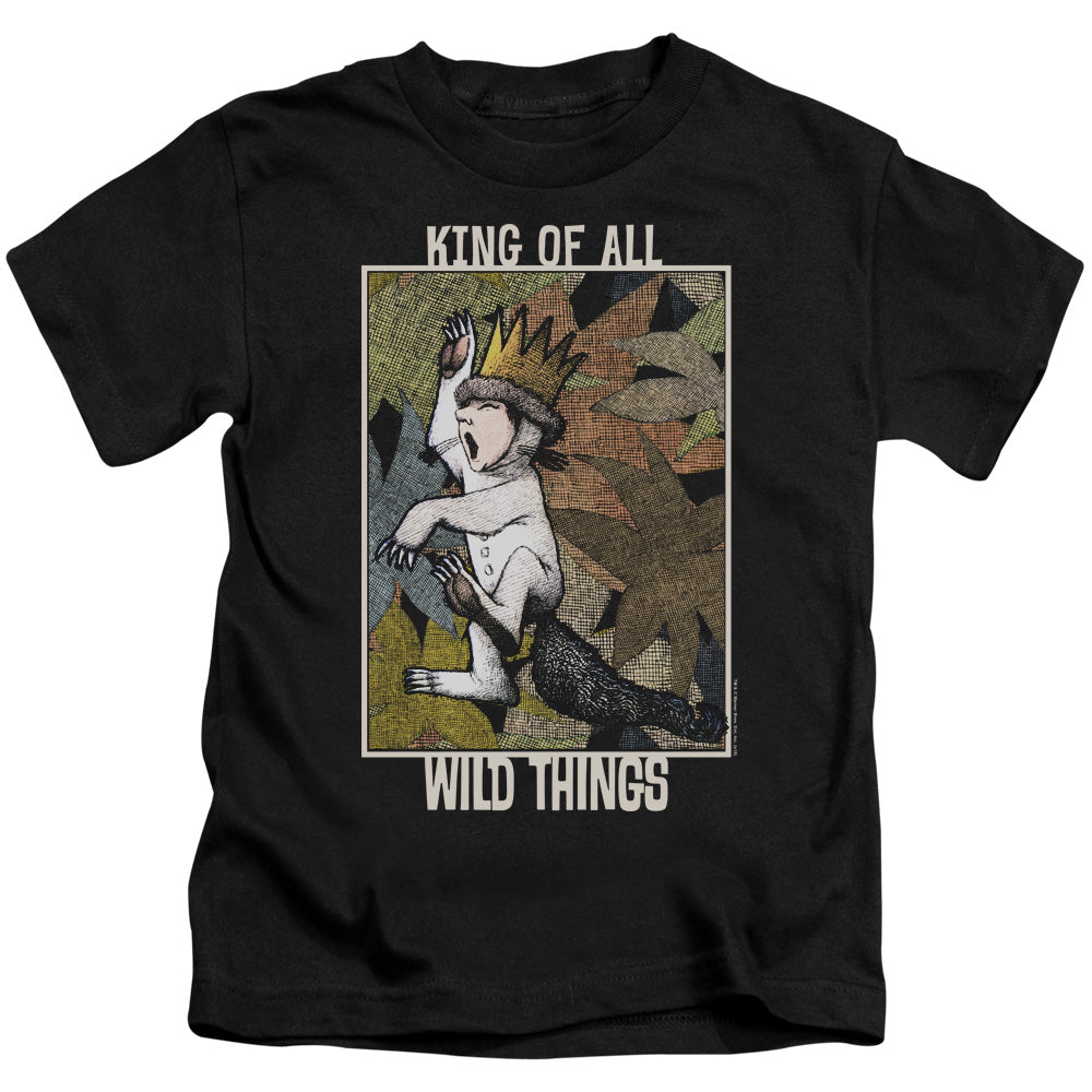 Where The Wild Things Are King Of All Wild Things Juvenile Kids Youth T Shirt Black