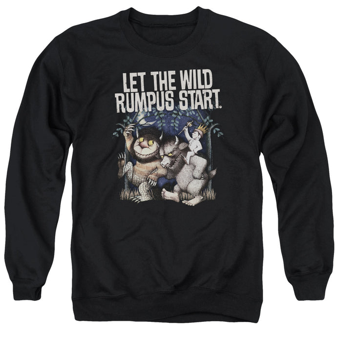 Where The Wild Things Are Wild Rumpus Mens Crewneck Sweatshirt Black