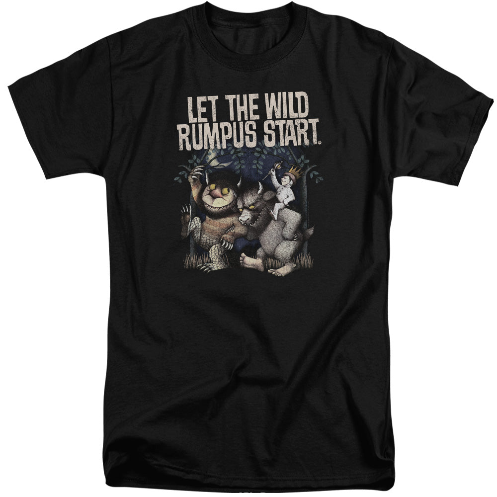 Where The Wild Things Are Wild Rumpus Mens Tall T Shirt Black