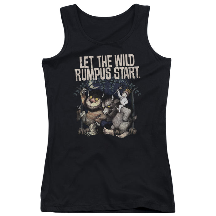 Where The Wild Things Are Wild Rumpus Womens Tank Top Shirt Black