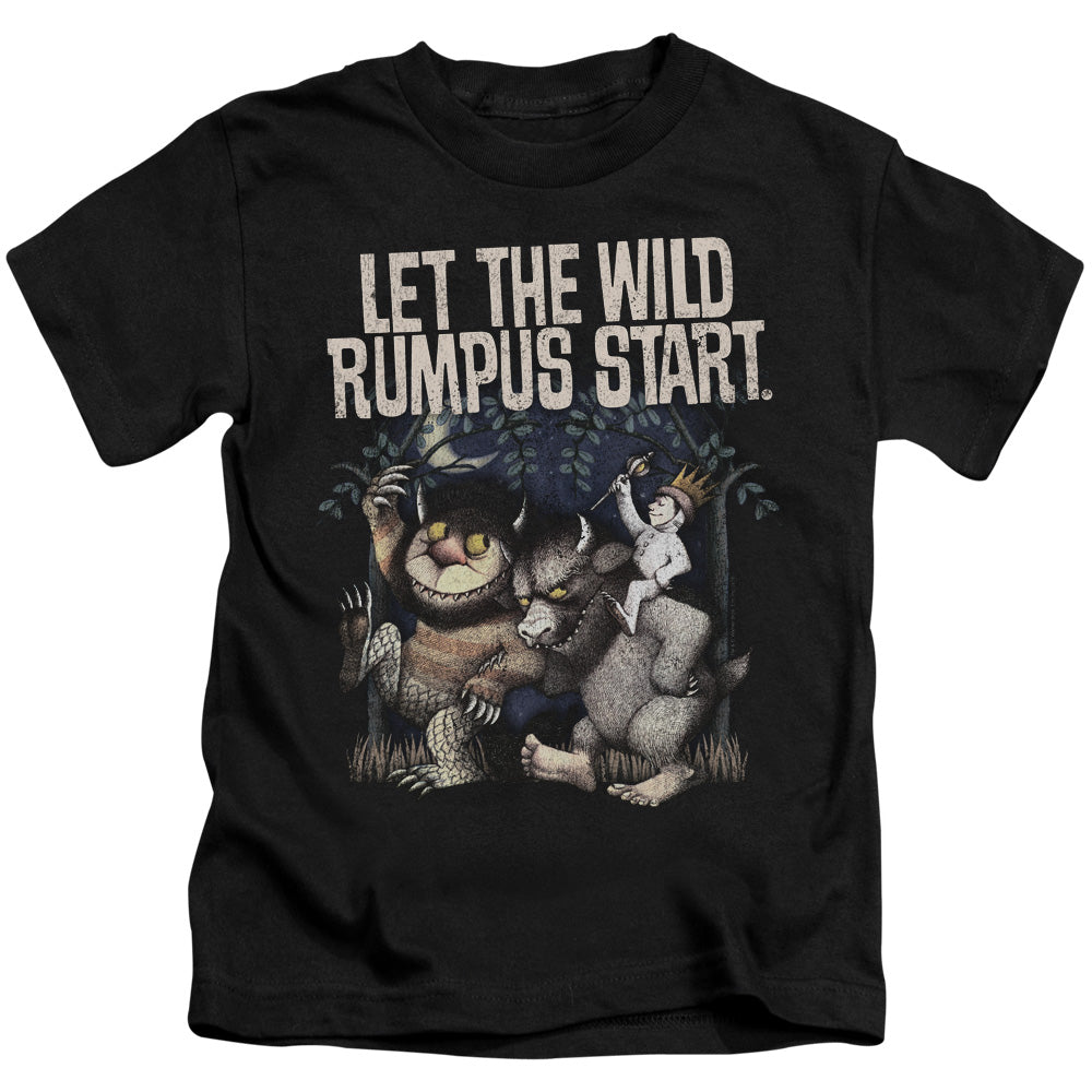 Where The Wild Things Are Wild Rumpus Juvenile Kids Youth T Shirt Black