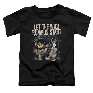 Where The Wild Things Are Wild Rumpus Toddler Kids Youth T Shirt Black