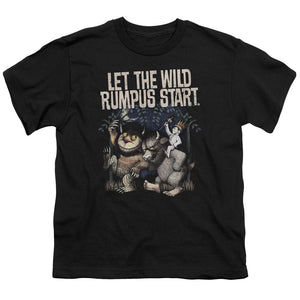 Where The Wild Things Are Wild Rumpus Kids Youth T Shirt Black