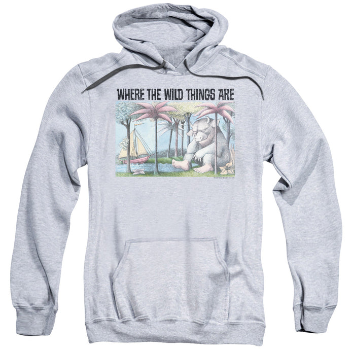 Where The Wild Things Are Cover Art Mens Hoodie Athletic Heather