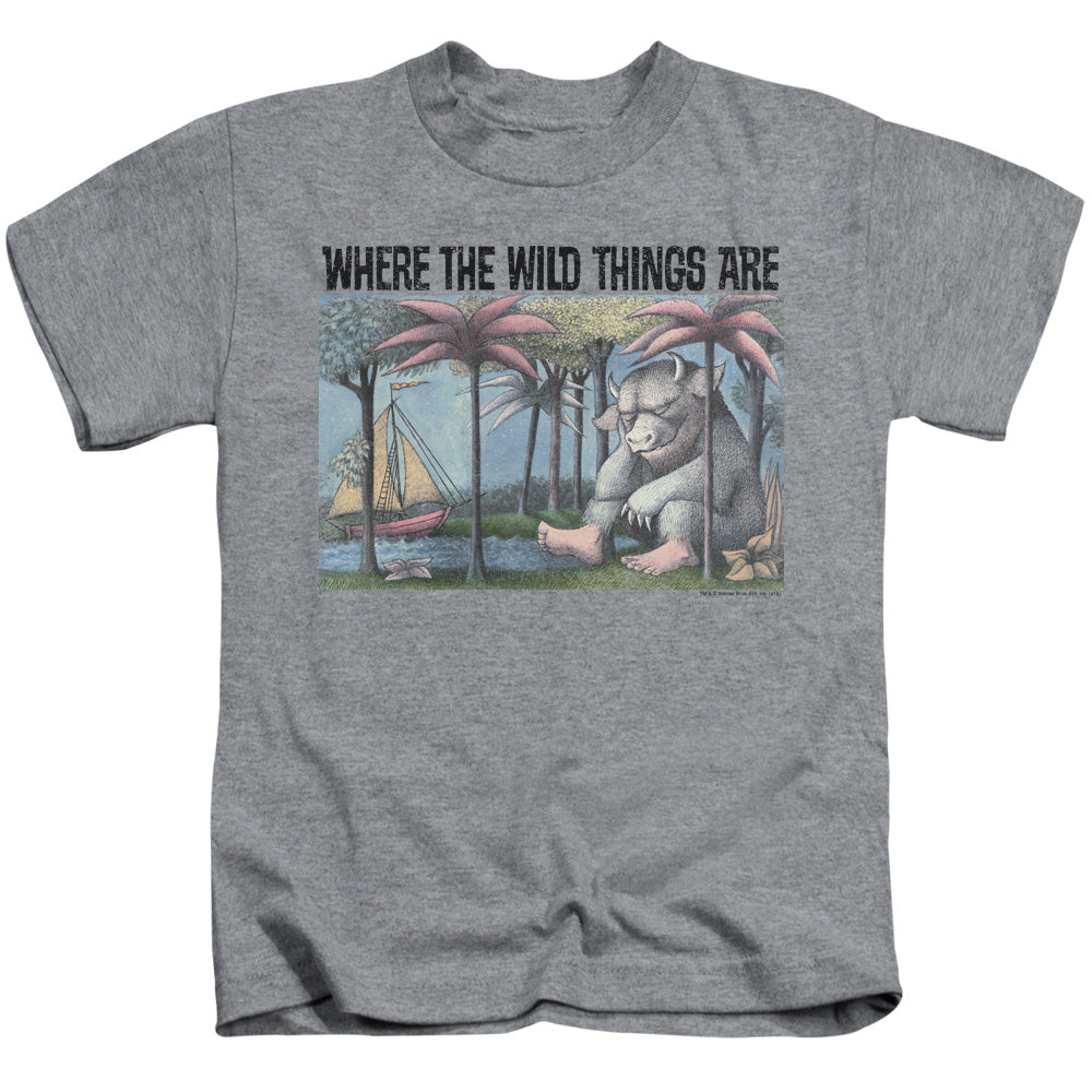 Where The Wild Things Are Cover Art Juvenile Kids Youth T Shirt Athletic Heather