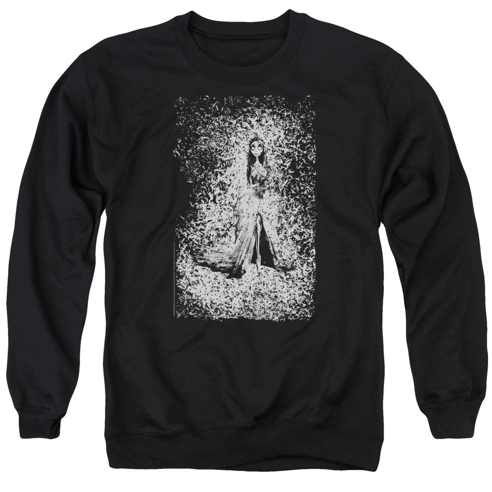 Corpse Bride Bird Dissolve Mens Crewneck Sweatshirt Black