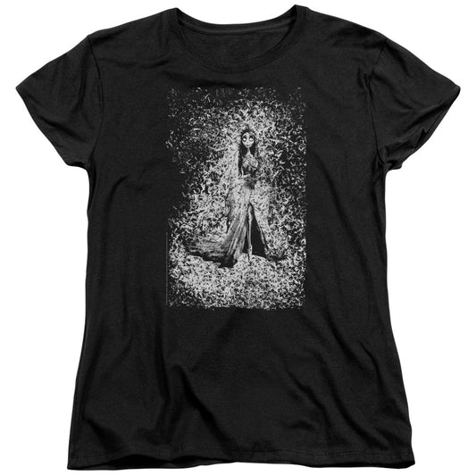 Corpse Bride Bird Dissolve Womens T Shirt Black