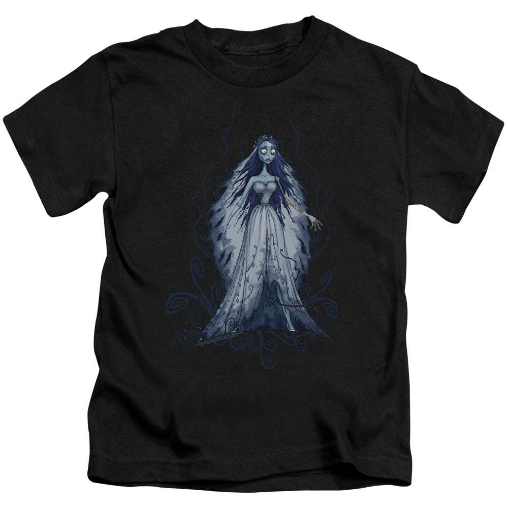 Corpse Bride Vines Juvenile Kids Youth T Shirt Black