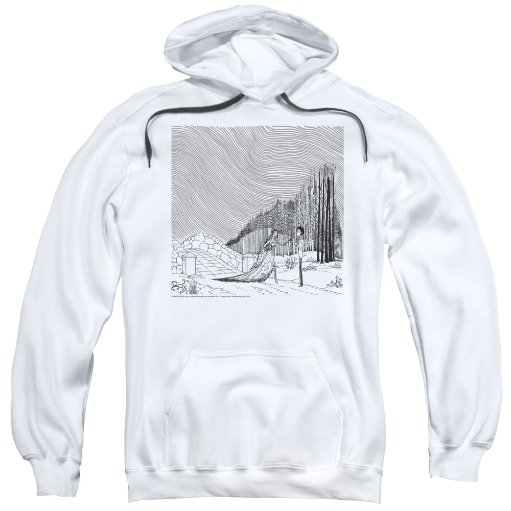 Corpse Bride My Darling Mens Hoodie White