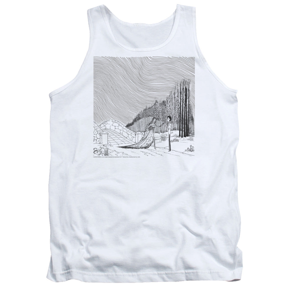 Corpse Bride My Darling Mens Tank Top Shirt White