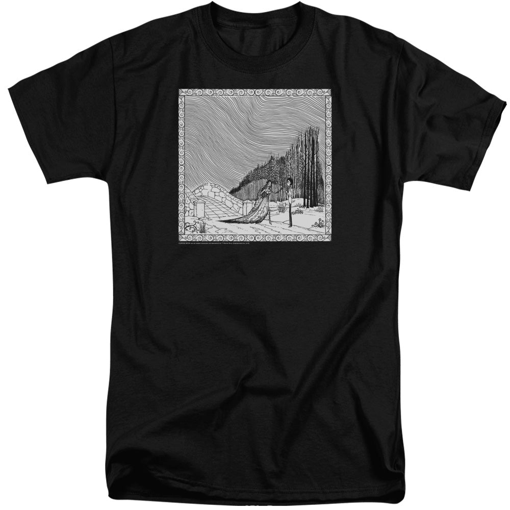 Corpse Bride My Darling Mens Tall T Shirt Black