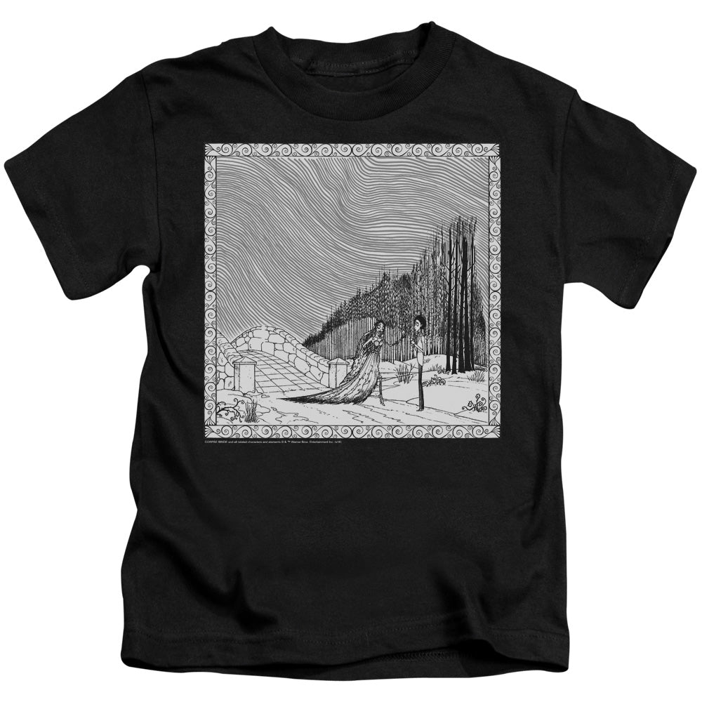 Corpse Bride My Darling Juvenile Kids Youth T Shirt Black