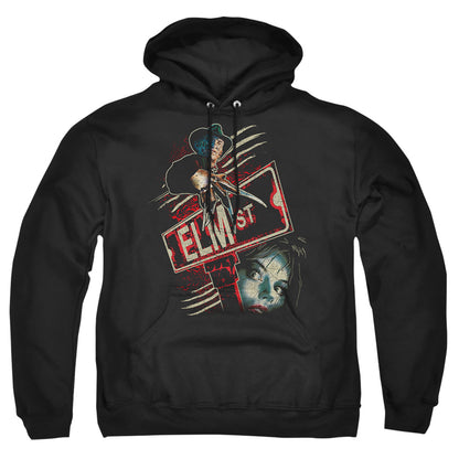 Nightmare On Elm Street Elm St Mens Hoodie Black Officially Licensed