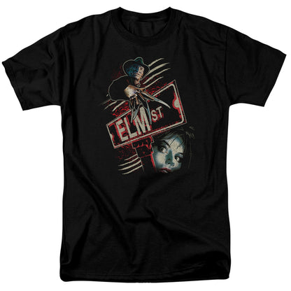Nightmare On Elm Street Elm St Mens T Shirt Black Officially Licensed