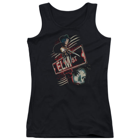 Nightmare On Elm Street Elm St Womens Tank Top Shirt Black