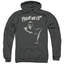 Load image into Gallery viewer, Friday The 13th Ax Mens Hoodie Charcoal