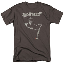 Load image into Gallery viewer, Friday The 13th Ax Mens T Shirt Charcoal