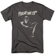 Load image into Gallery viewer, Friday The 13Th Ax Mens T Shirt Charcoal