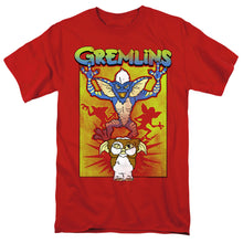 Load image into Gallery viewer, Gremlins Be Afraid Mens T Shirt Red