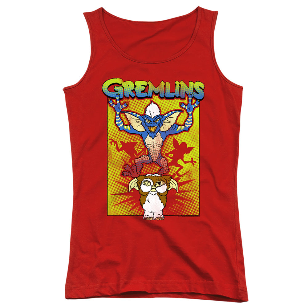 Gremlins Be Afraid Womens Tank Top Shirt Red