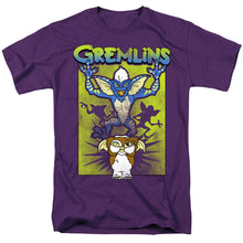 Load image into Gallery viewer, Gremlins Be Afraid Mens T Shirt Purple