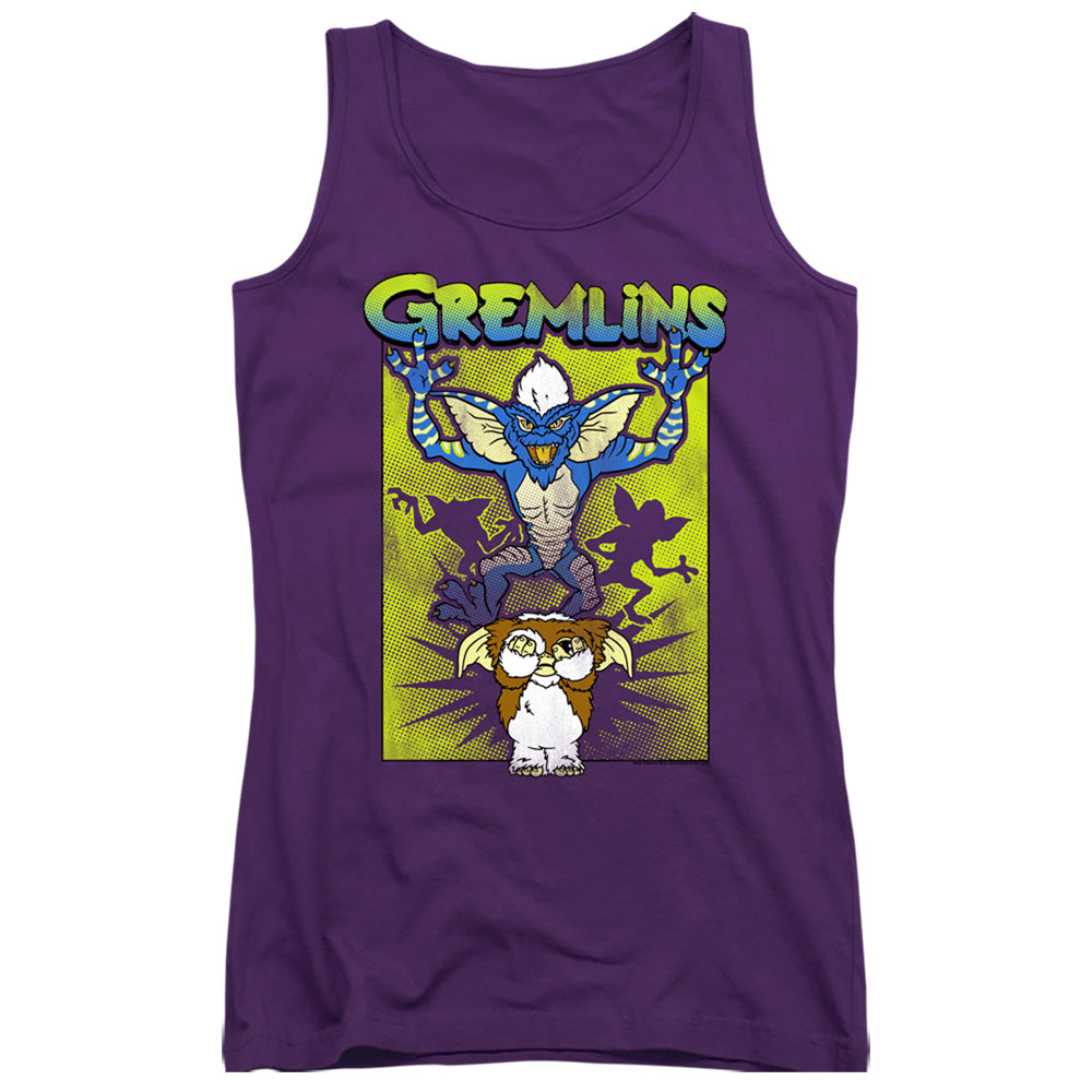 Gremlins Be Afraid Womens Tank Top Shirt Purple