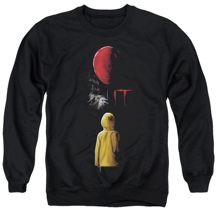 IT Red Balloon Mens Crewneck Sweatshirt Black
