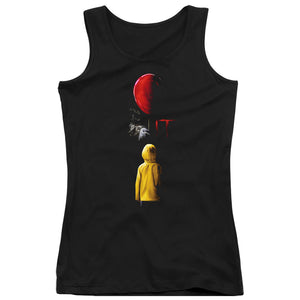 IT Red Balloon Womens Tank Top Shirt Black
