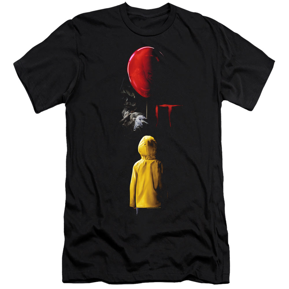 IT Red Balloon Slim Fit Mens T Shirt Black