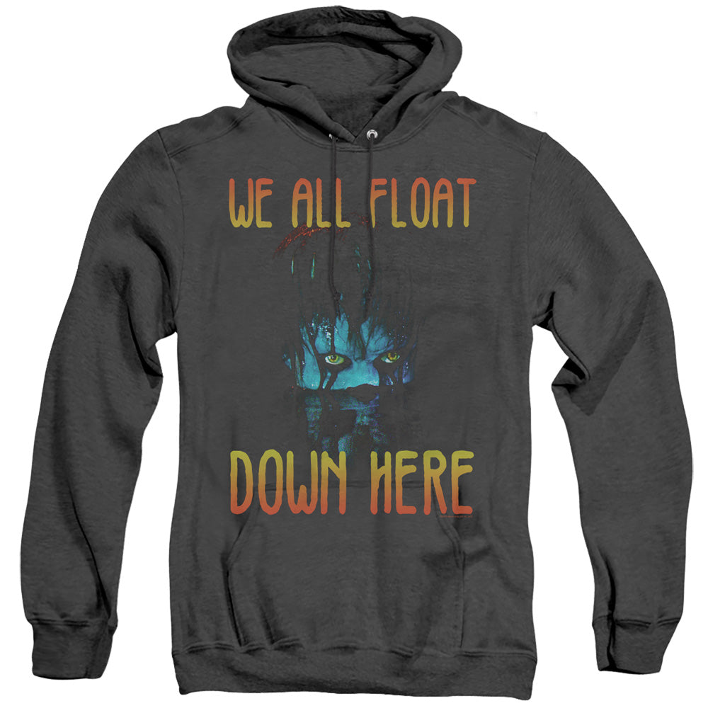 IT We All Float Down Here Heather Mens Hoodie Black