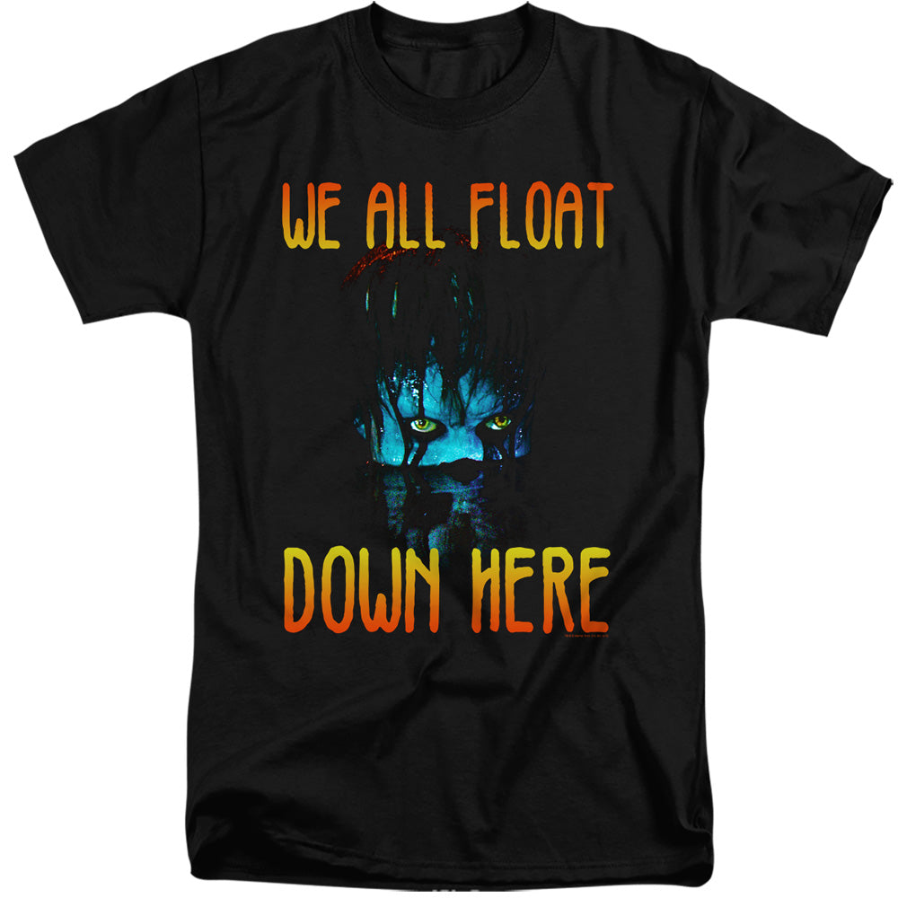 IT We All Float Down Here Mens Tall T Shirt Black
