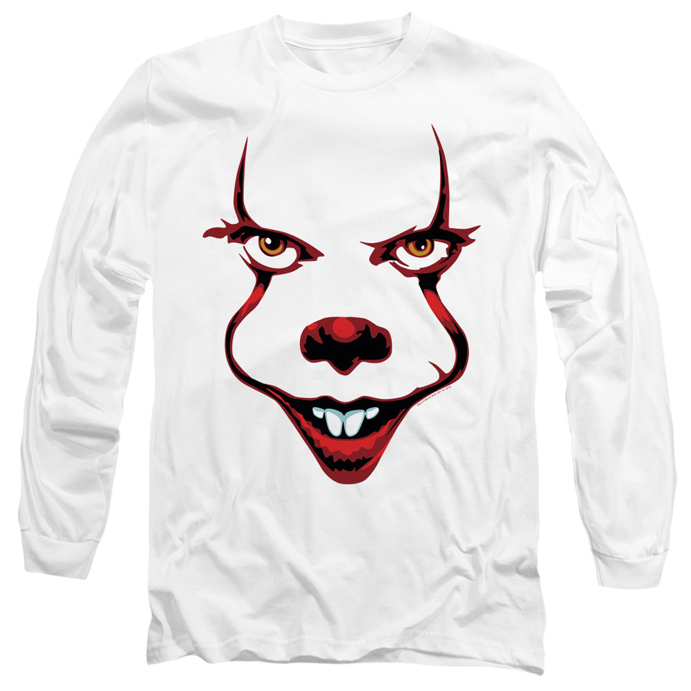 IT 2 Smile Mens Long Sleeve Shirt White