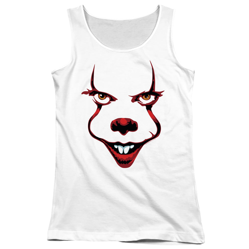 IT 2 Smile Womens Tank Top Shirt White