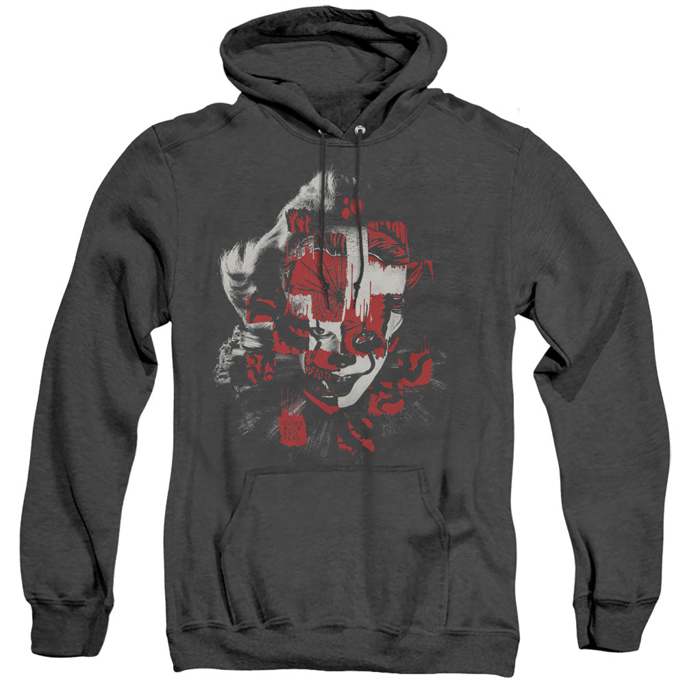 It 2019 Come Back Mens Heather Hoodie Black Officially Licensed