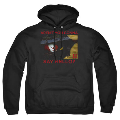 It 1990 Hello Mens Hoodie Black Officially Licensed