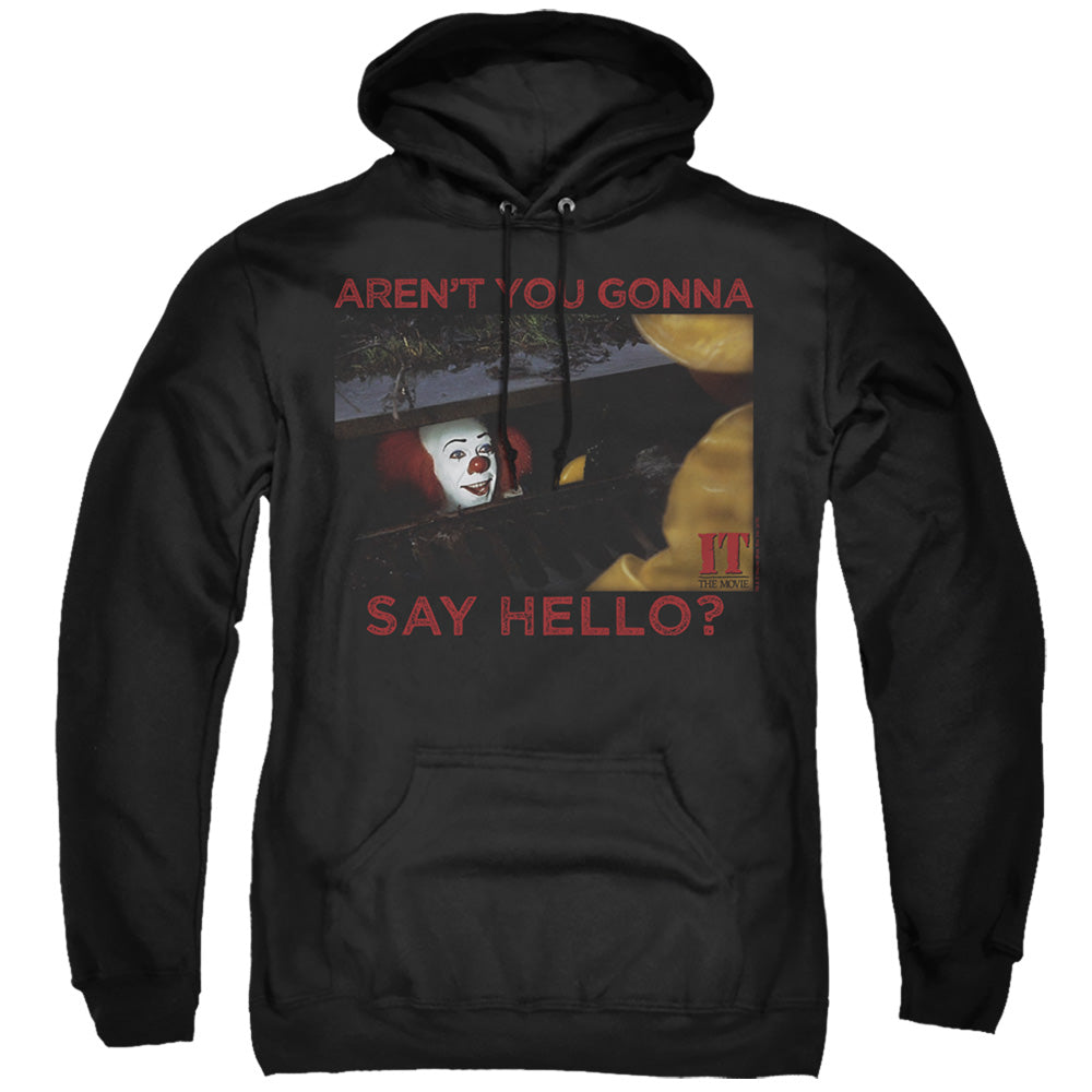 IT 1990 Hello Mens Hoodie Black