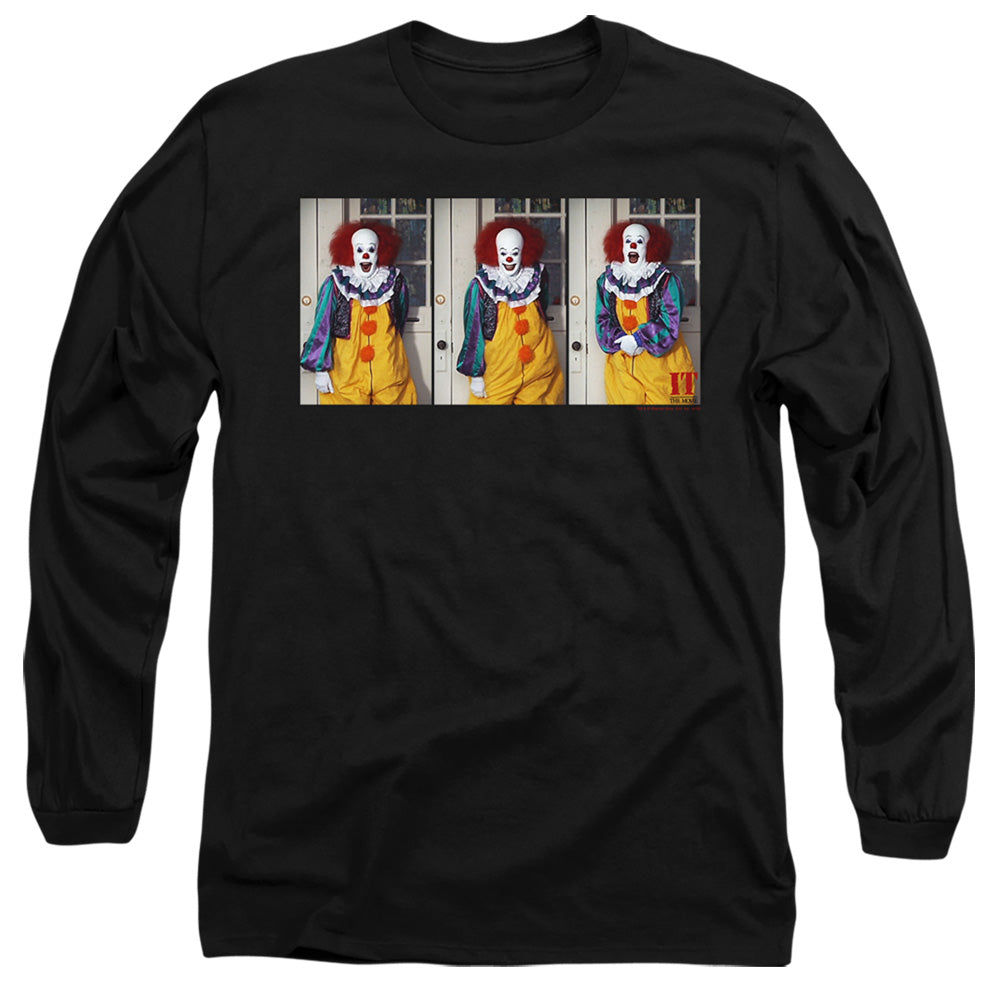 IT 1990 Joke Mens Long Sleeve Shirt Black