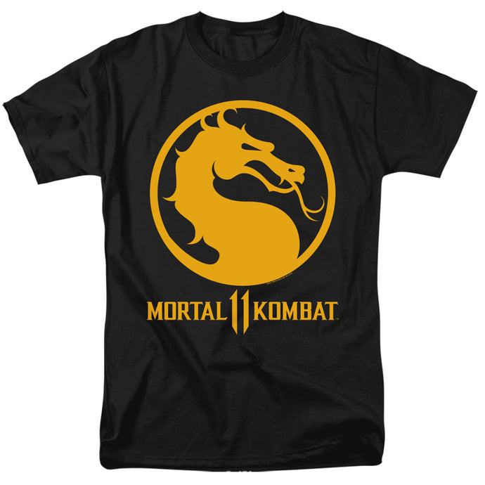 Mortal Kombat Xi Dragon Logo Mens T Shirt Black