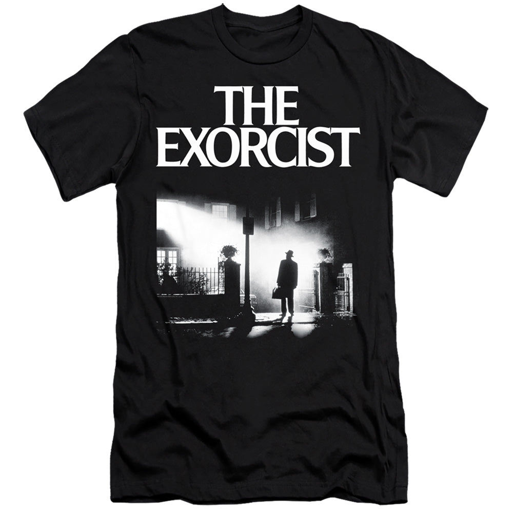 The Exorcist Poster Premium Bella Canvas Slim Fit Mens T Shirt Black