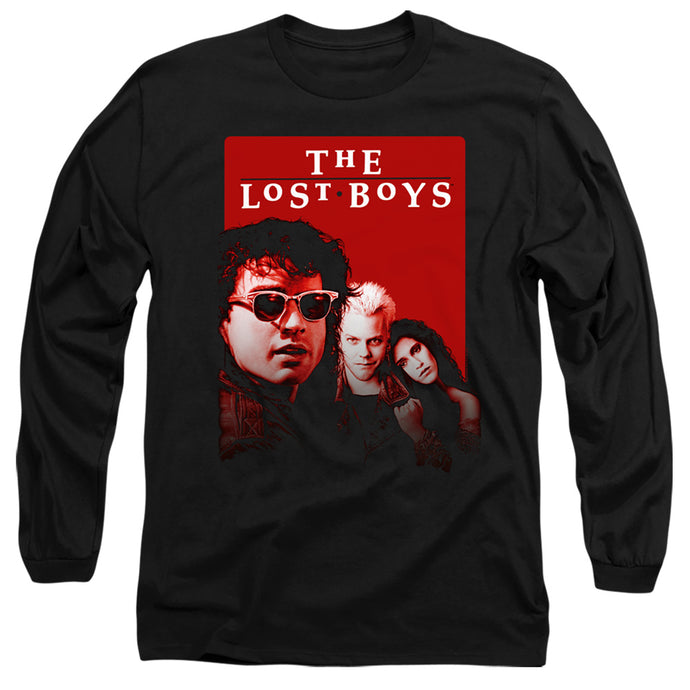 The Lost Boys Michael David Star Mens Long Sleeve Shirt Black
