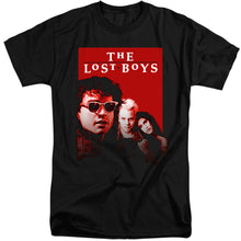 Load image into Gallery viewer, The Lost Boys Michael David Star Mens Tall T Shirt Black