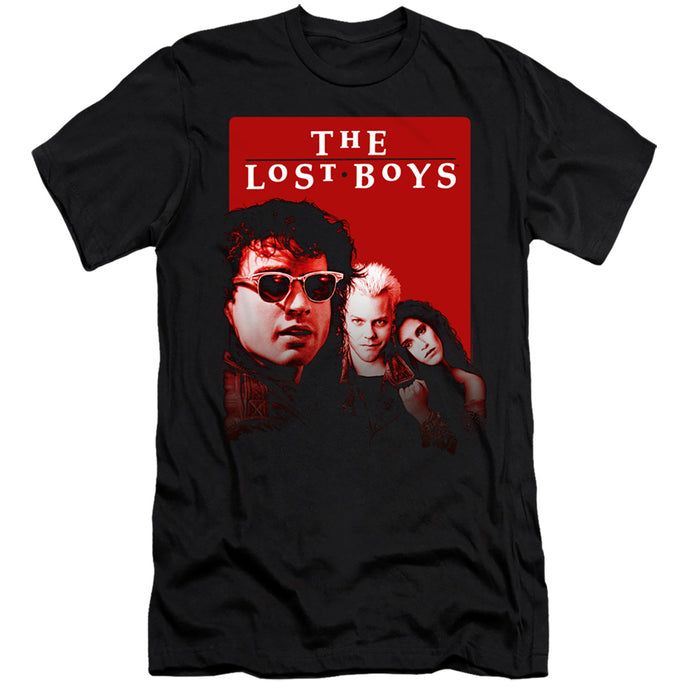 The Lost Boys Michael David Star Slim Fit Mens T Shirt Black