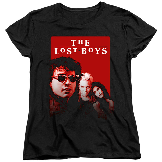 The Lost Boys Michael David Star Womens T Shirt Black
